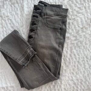 Express Women's Gray Jeans